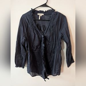 3‎ For $12 Clearance BCBGeneration Button Down Cotton Top